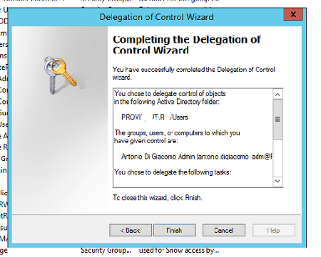 Delegate Control